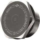Plug Hexagonal with flat sealing ATEX EXE Nickel Plated Brass M25 Meta