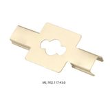 Metal handle for ZQ, ZR profile