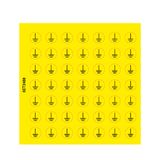 Adhesive label - Dimensions: 130 x 130 mm