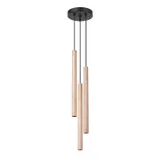 PASTELO 3P WOOD HANGING LAMP G9 3X8W IP20