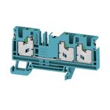 Feed-through terminal block, SNAP IN, blue, 4 mm², 32 A, 1000 V, Numbe