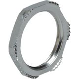 EMC lock nut brass M12x1.5 with cutting teeth