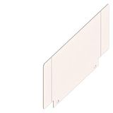 Accessory for 3KC4, 3KC8 terminal plate, upper and lower, 4-pole