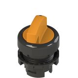 Long handle selector, 2 positions orange with marking
