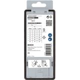 7-piece Robust Line brad point drill bit set, hex shank 2; 3; 3; 4; 5; 6; 8 mm