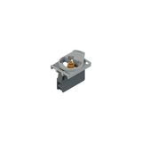 Complete unit with orange LED holder and fixing adapter