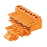 PCB plug-in connector, male plug, 5.08 mm, Number of poles: 12, 180°, Clamping yoke connection, Clamping range, max. : 1.5 mm², Box