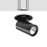 DEECOS R, 20 W, 2550 lm, 930, black, DALI Recessed projectors, D 143 H