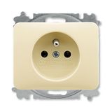 5519B-A0234722G Outlet single with pin + cover Cream white (electro white)