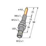 Magnetic Field Sensor With TIN Coating   NIMFE-EM12/4.6L88-UP6X-H1141/S1182
