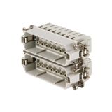 HDC insert, Male, 250 V, 16 A, Number of poles: 16, Crimp connection, Size: 5