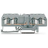281-665/281-739 Component terminal block; 4-conductor; for DIN-rail 35 x 15 and 35 x 7.5