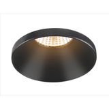 NEW TRIA® 75, ceiling installation ring, recessed, attachment, D: 8.2 H: 4.9 cm, IP 20, black