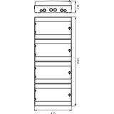 Hermetic switchboard RH-72/4Z (with lock)