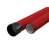 EVOCAB SUPER HARD pipe, 250 mm, 6 m, red, LVS EN61386 - 24, impact resistance class N