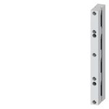 ALPHA, busbar holder, for busbars: 12-30 x 5-10 mm, 4-pole, 60 mm