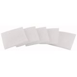 FILT4 Replacement Filters for E-FAN4 and E-FAN5, Nonwoven Filter Mats, IP54, 216 mm x 216 mm, 5 Pieces