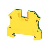 Terminal block 4 mm² earth, screw