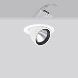 GOLAS mini, 29 W, 3650 lm, 930, white, on/off Recessed projectors, D 1