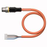 Actuator and Sensor Cable, PUR Connection Cable   RSC4.5T-2/TXO