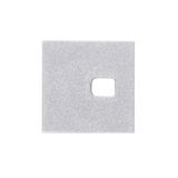 End cap for PY with hole, gray color, 1 pc
