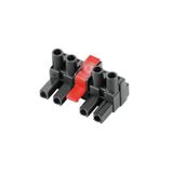 PCB plug-in connector, female plug, 7.62 mm, Number of poles: 5, 180°, Clamping yoke connection, Clamping range, max. : 4 mm², Box