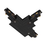 T-connector  S-TRACK 3-phase-recessed rail ,IP20,black