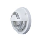 EMOTION, E27, 25W, white-polypropylene, cover mat-polycarbonate, IP44, decorative cover, IK10