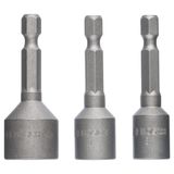 3-piece nutsetter pack 50 mm; 8, 10, 13 mm