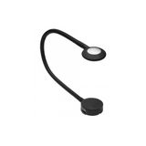 LED luminaire CHICAGO, 2.1 W, DC12V, 2xUSB-A, dimmable, 4000K, cable mini AMP 1.5 m, black