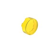 Extended lens for illuminated spring-return actuators, yellow