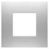 EGO INTERNATIONAL PLATE - IN PAINTED TECHNOPOLYMER - 2 MODULES - MAGNETIC GRAY - CHORUSMART