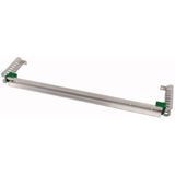 BPZ-DINR13-400-T Rigid busbar kit, for B = 400 mm, DIN-Rail,  +2 mounting towers adjustable in height