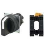 Selector A22NS Ã˜22, 3 position, NON-Lighted, bezel PLASTIC, AUTO RESET A2235666C