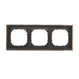 Single earial socket type "F", black matt