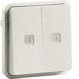 CUBYKO A/R DOUBLE LIGHT ASSEMBLY IP55 WHITE