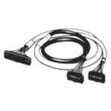 I/O connection cable, unshielded, MIL40 to 2 x MIL20, 2 m XW2Z0512D