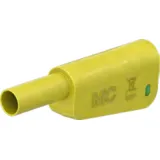 4 mm insulating grommet, CAT II, CAT III, yellow/green, 66.2026-20