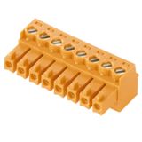 PCB plug-in connector, female plug, 3.81 mm, Number of poles: 4, 180°, Clamping yoke connection, Clamping range, max. : 1.5 mm², Box