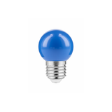 LED Bulb E27, B45, 1 W, 50 lm, AC220-240V, 270°, blue