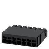 Connector for communication module, 7-pole, spring-type terminal