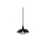 Ceiling fixture LARS 2,2295,AC220-240V,50/60Hz,1*E27,  IP20, Diameter 36 CM,single,black
