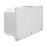 Hermetic Flush-Mounted Facade Box Ppt-EH251, IK07, IP65, plastic cover
