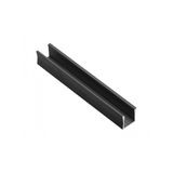Profile GLAX MINI high for LED strip, surface-mounted, 2 m, black