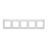 Triple frame for plasterboard boxes, antibacterial white