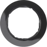 Single frame, R.Classic series, glossy black plastic