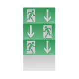 Plug-Pictogram Set for luminaire KC with prismatic cover