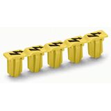 Protective warning marker for 5 terminal blocks with high-voltage symb