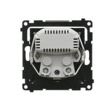 Computer socket RJ45 category 5e + telephone socket RJ11, (module), Simon 24, IP20/IP44, champagne matt
