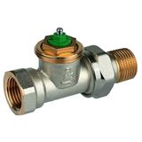 Thermostatic valve 1/2" straight LX-type